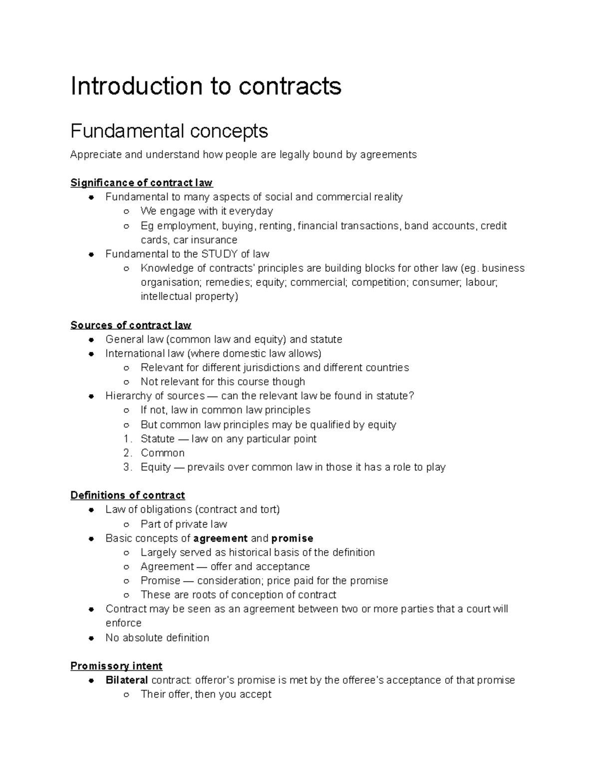 Introduction To Contracts Introduction To Contracts Fundamental Concepts Appreciate And Introduction To Contracts Introduction To Contracts Fundamental Concepts Appreciate And