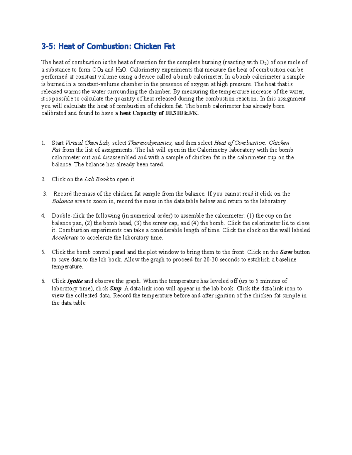 3 5 Heat of Combustion Chicken Fat modified 3 5 Heat of