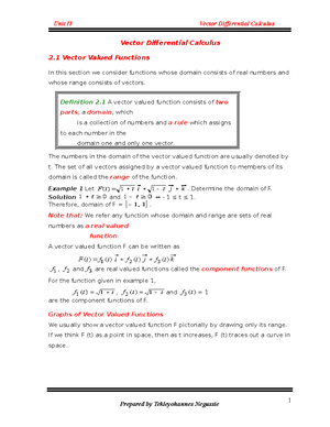 Unit iii vector integral calculus - Unit III Vector Integral Calculus 3 ...