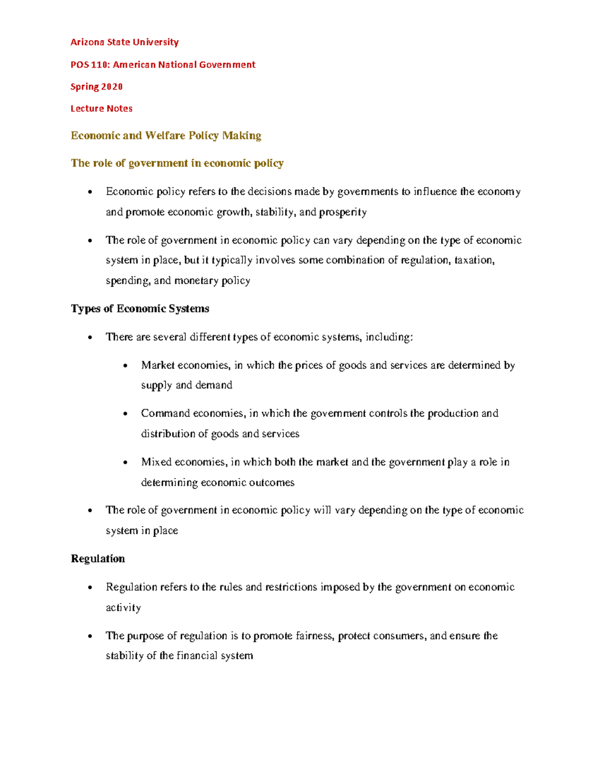 pos-110-lecture-notes-17-economic-and-welfare-policy-making-pos-110