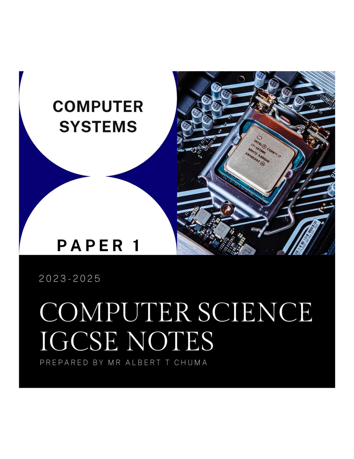 Igcse 2023-2025 Computer Science Paper 1 Notes - Unit 1: Data ...