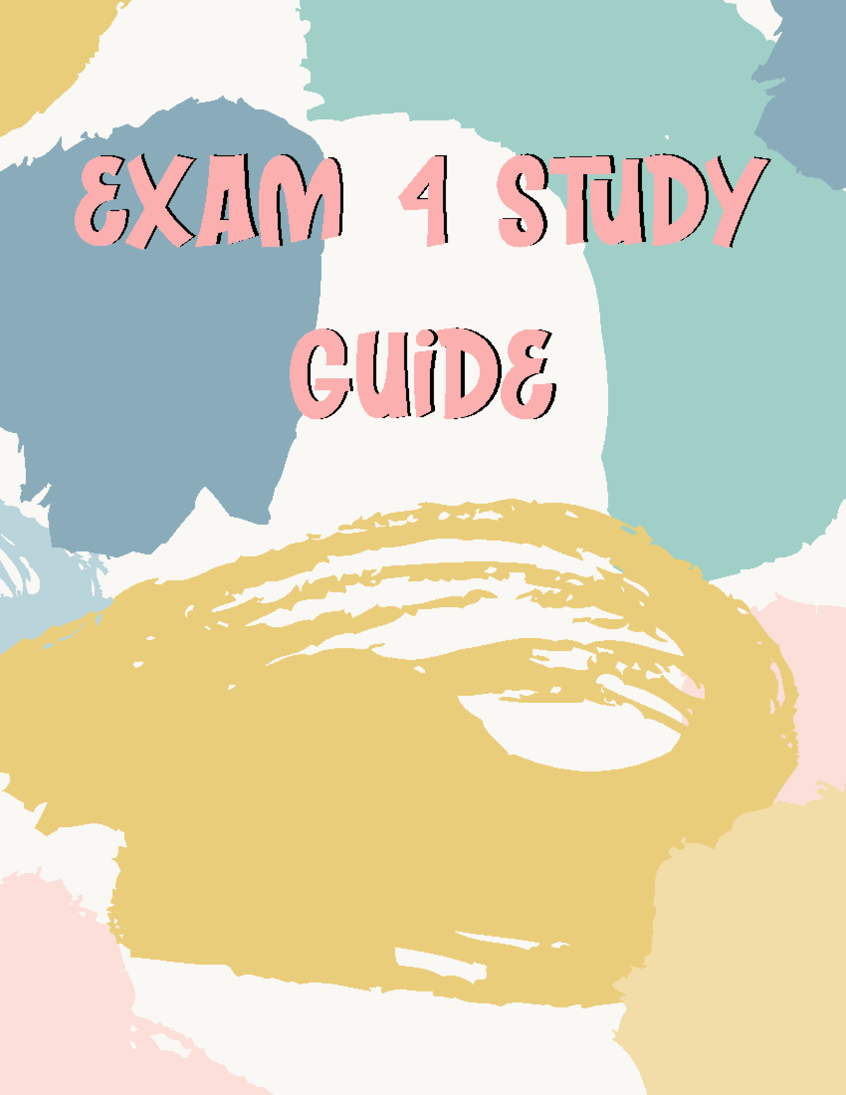 Exam 4 Study Guide Pharm - Exam 4 s!dy guide Exam 4 s!dy guide ...
