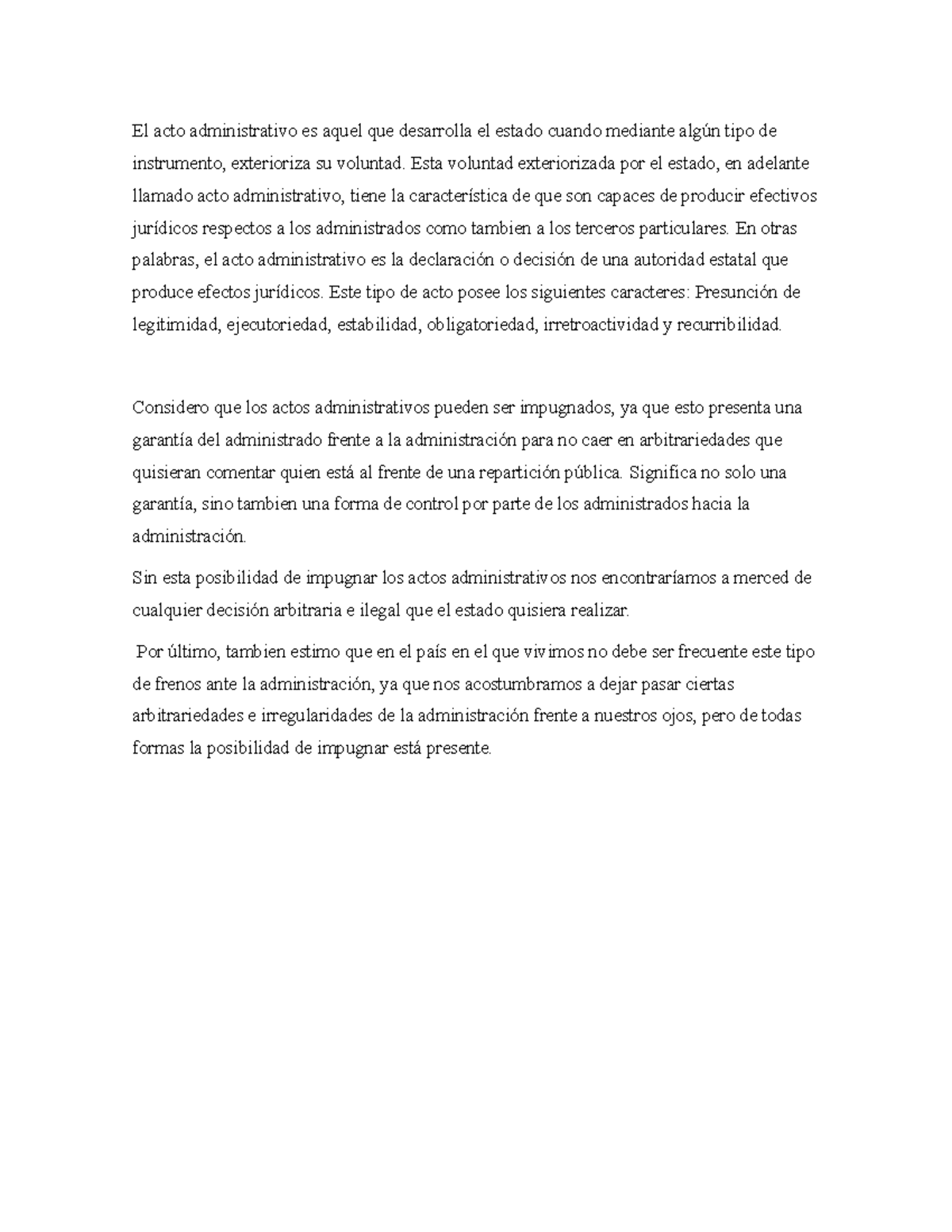 Foro De Discusi N Grupal Numero El Acto Administrativo Es Aquel Que Desarrolla El Estado