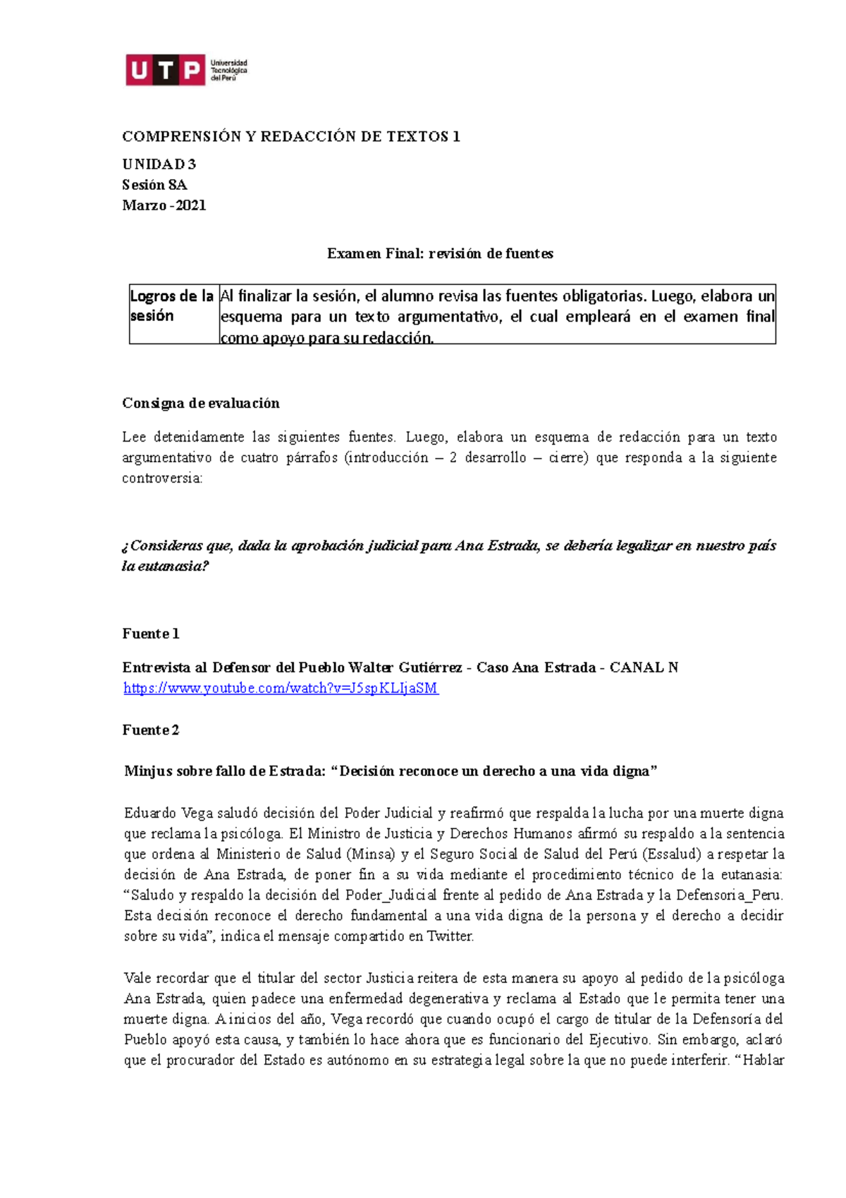 CRT1- Fuentes Examen Final- CGT Marzo 2021 - Al Finalizar La Sesión, El ...