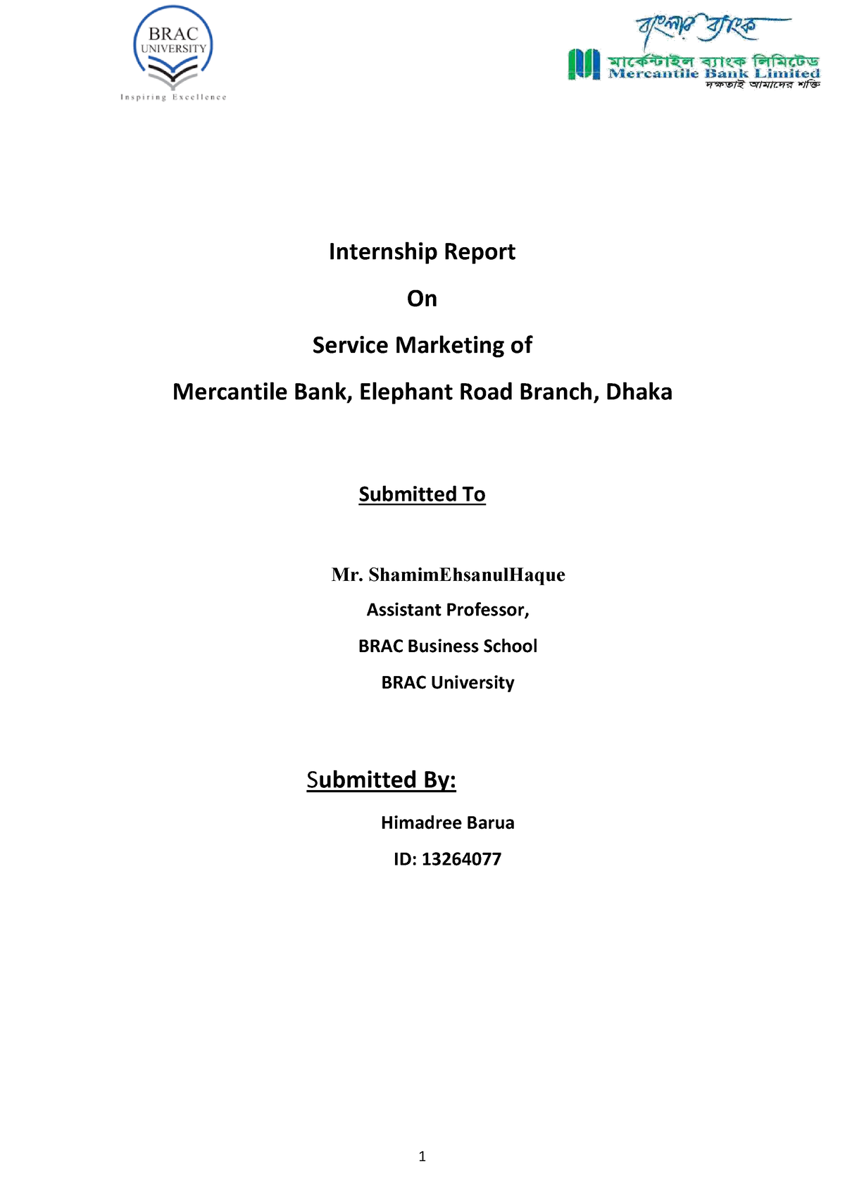 Internship Report On Service Marketing O Internship Report On Service   Thumb 1200 1697 