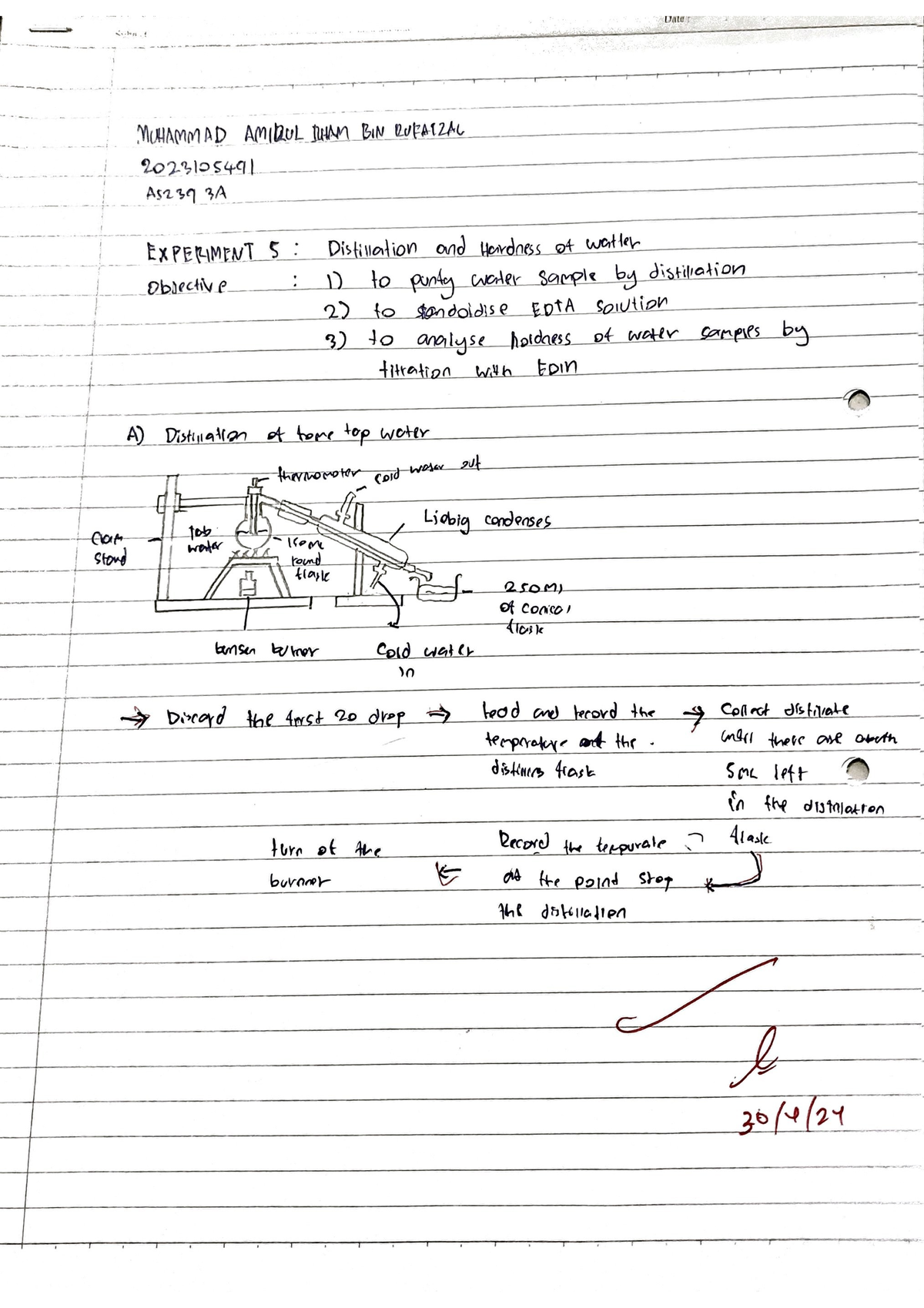 Chm Lab Report Jotter Experiment Analytical Chemistry Studocu