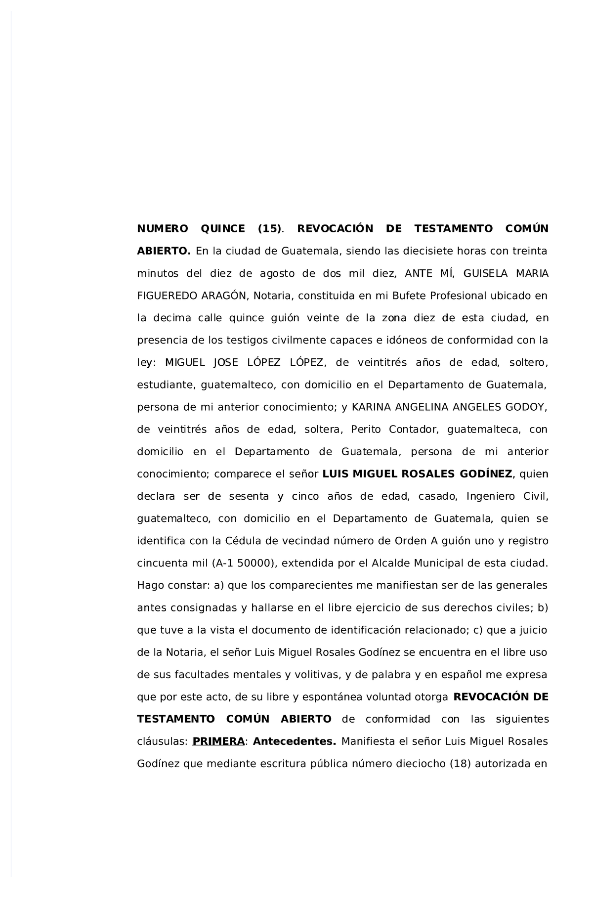 Pdf Revocatoria Testamento Compress Nunumemero Ro Ququinince Ce