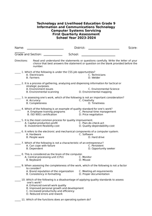 HE Cookery 78 Q0 LAS2 Final - TLE-HE (COOKERY) Activity Sheet Quarter 0 ...