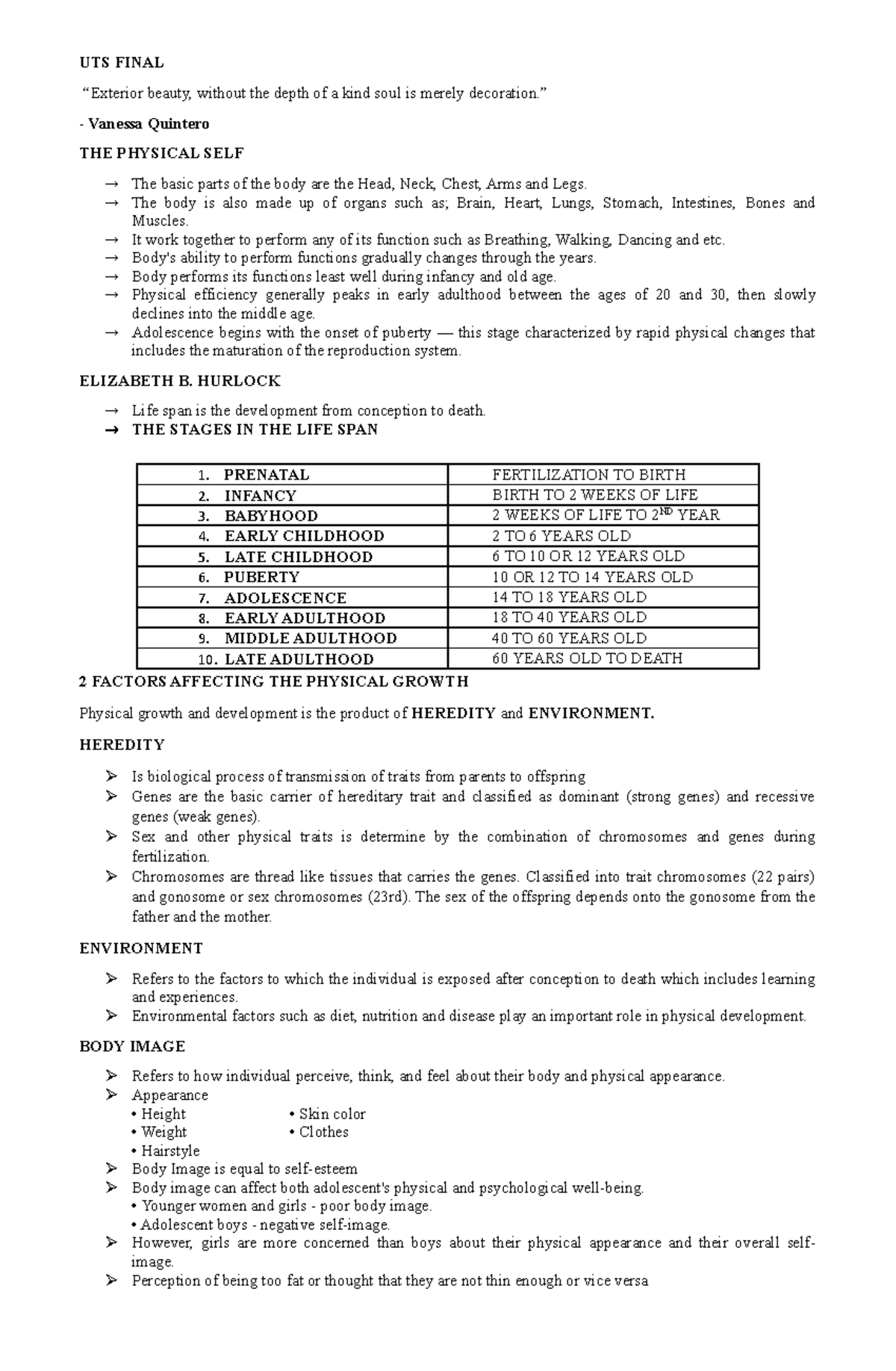 UTS Final - Students who needed a summary or preparatory for their exam ...