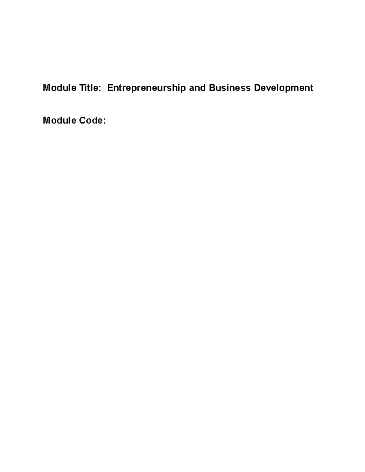 XA2304024 Alom CCCU EBD Nihal - Module Title: Entrepreneurship and ...