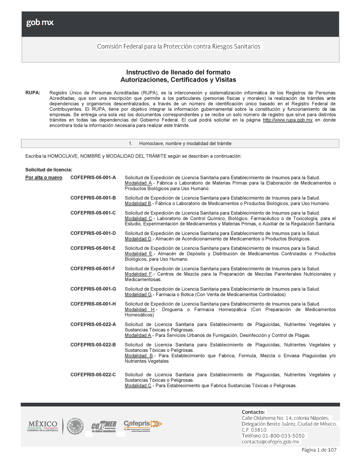 Instructivo Autorizaciones - Instructivo De Llenado Del Formato ...