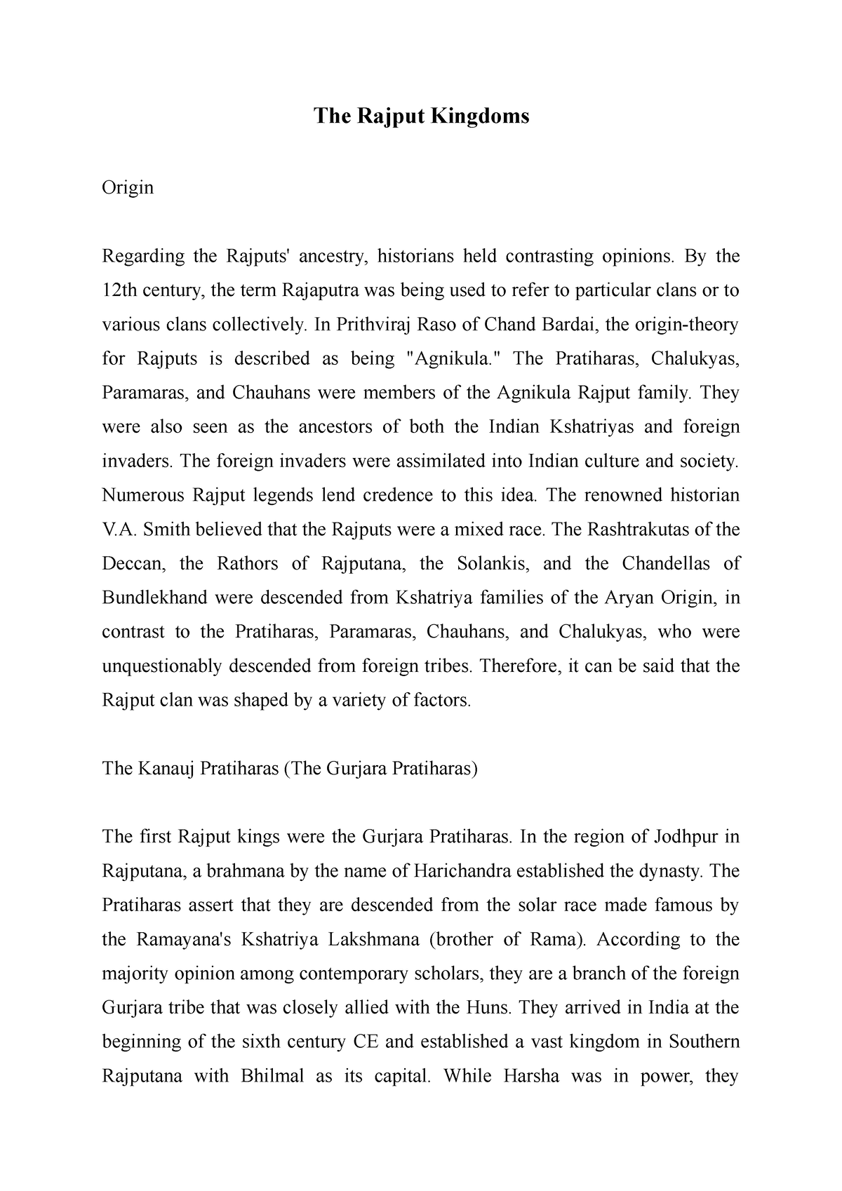 the-rajput-kingdoms-the-rajput-kingdoms-origin-regarding-the-rajputs