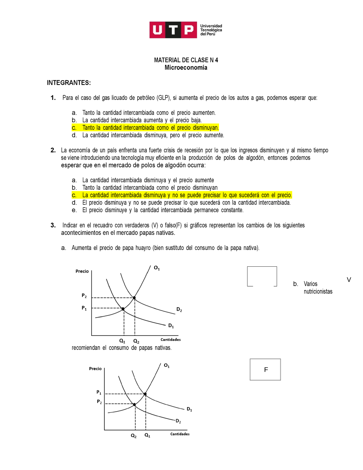 S4.s1 Actividad En Clase Equilibrio De Mercado - MATERIAL DE CLASE N 4 ...