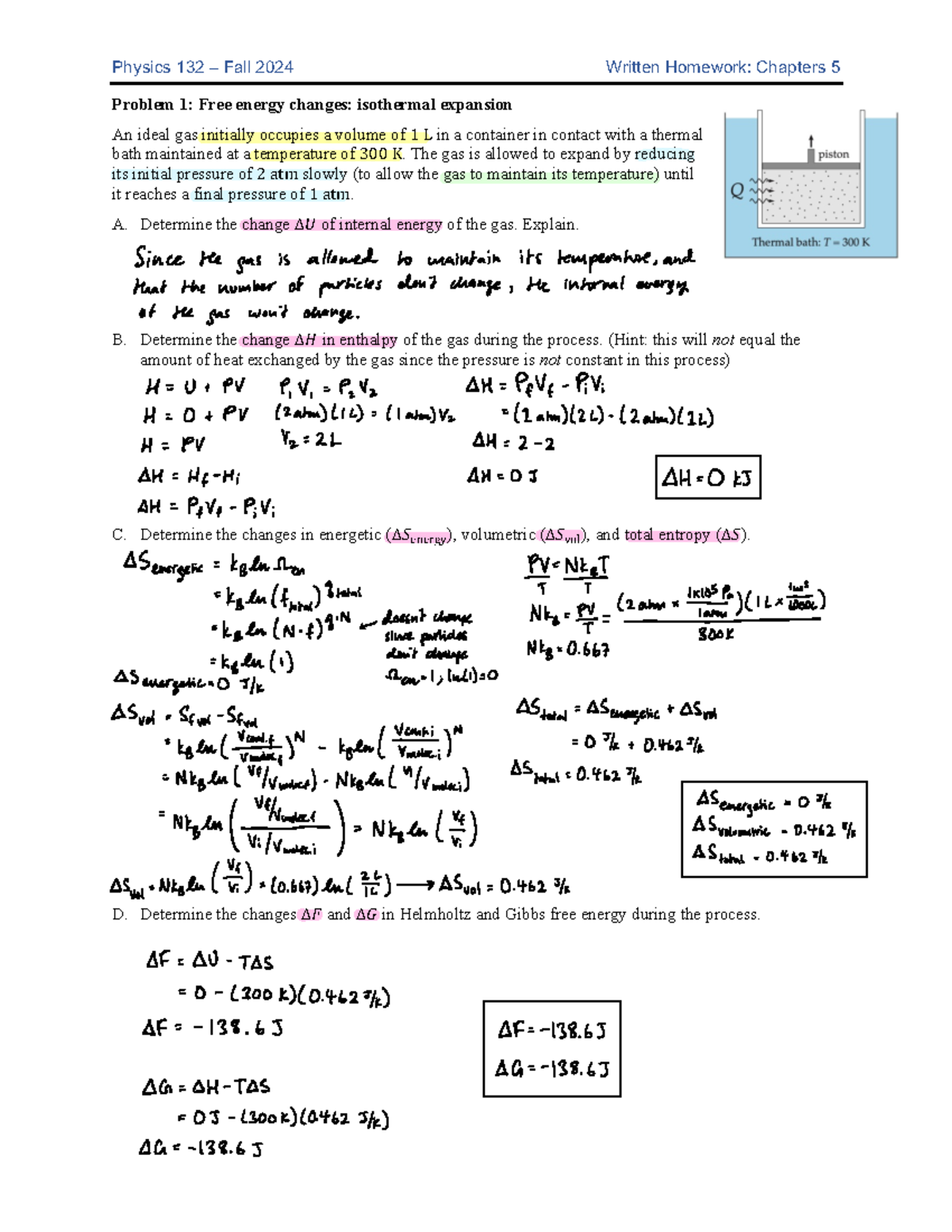 Ch 5 - Written Problems - Fa24 - Physics 132 – Fall 2024 Written ...