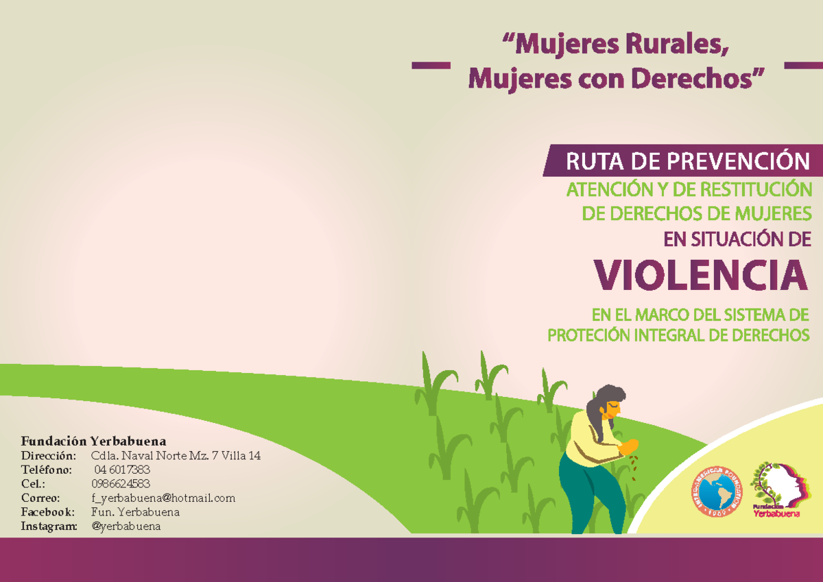 Ruta pa Prevenir La Violencia a Mujeres Rurales en cantón Guayaquil ...