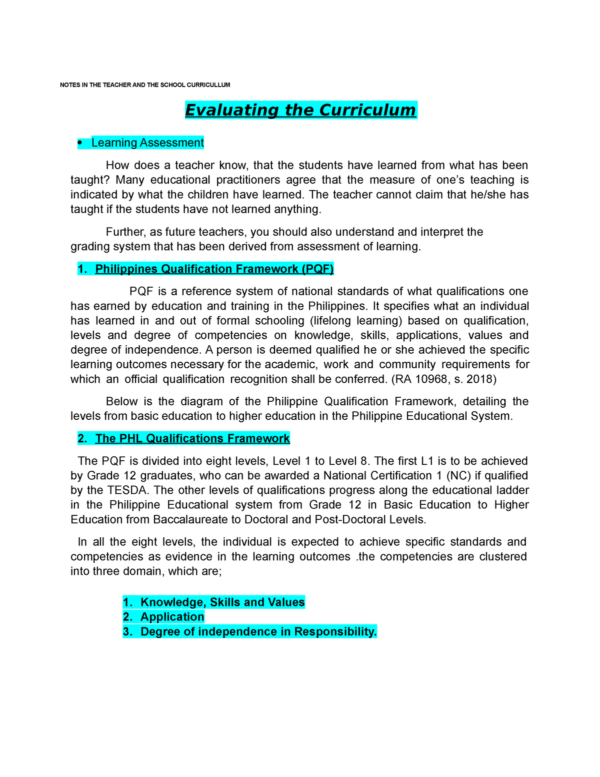 philippines-qualification-framework-pqf-notes-in-the-teacher-and