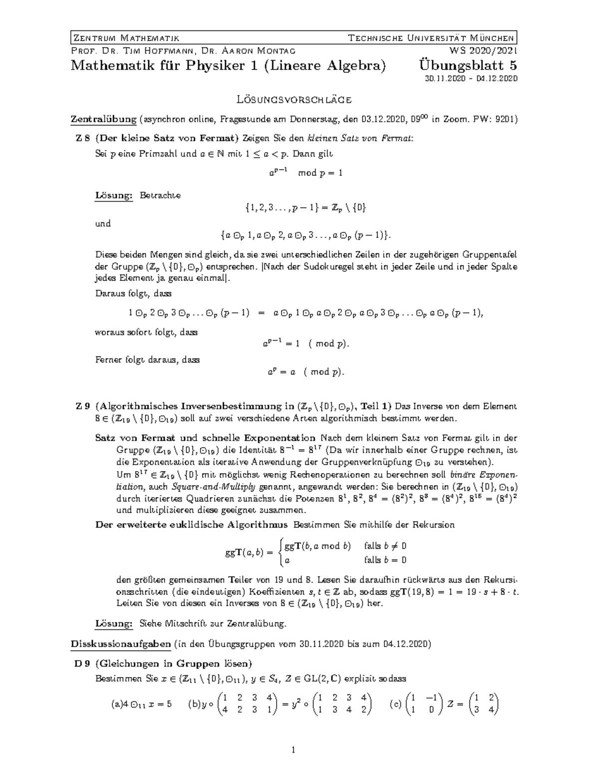 Lsg L Sung Bungsblatt Prof Tim Hoffmann Dr Aaron Montag