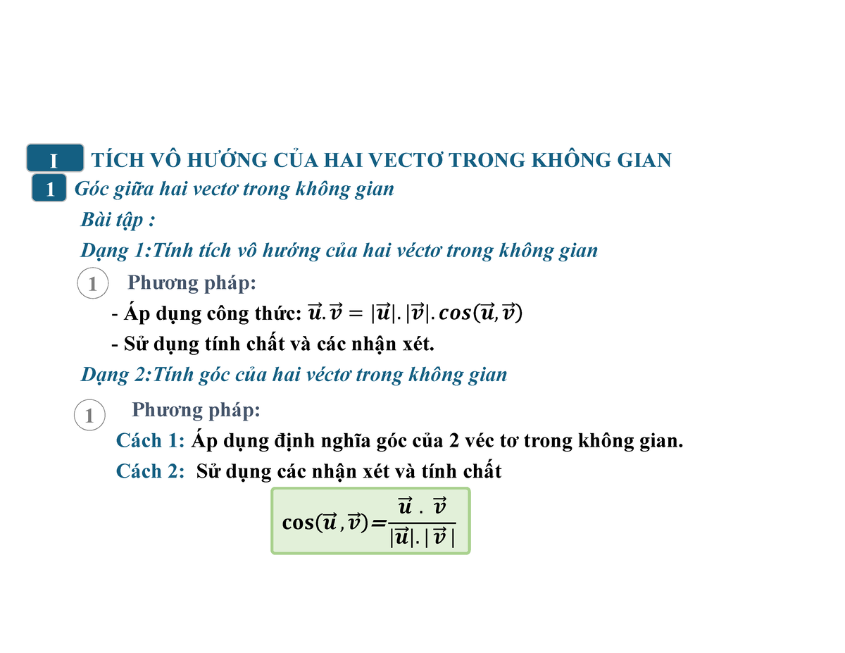 BTVN Gui HS - HH11 C3 B2 HAI Duong Thang Vuong GOC - Bài Tập : Dạng 1 ...