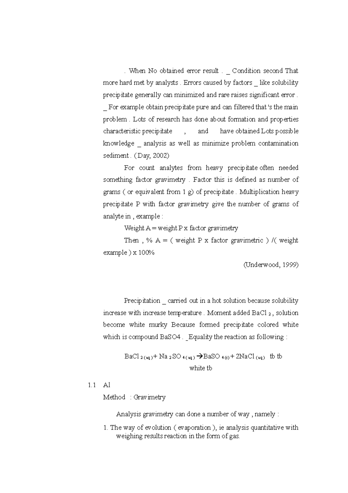 Mode of deposition - . When No obtained error result. _ Condition ...