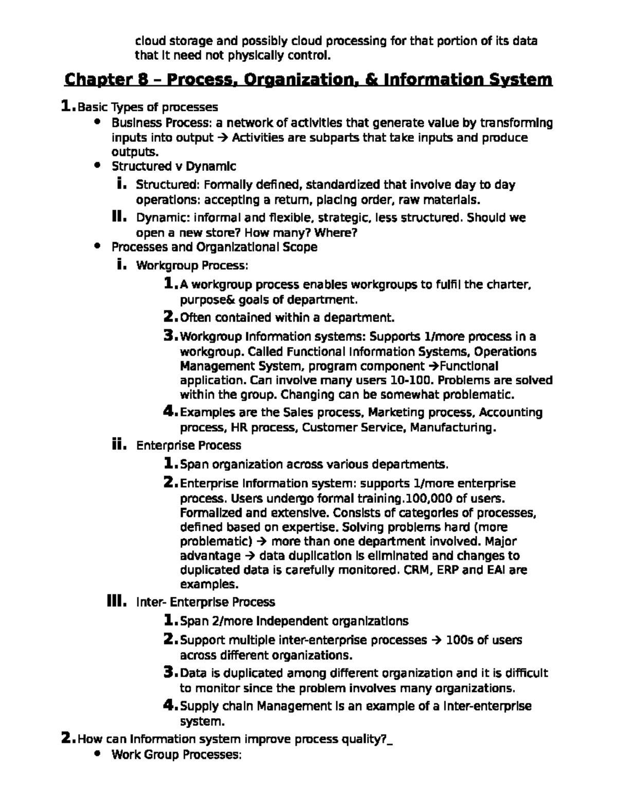 Chp 8 - Notes on Progress, Organization and Information Systems - cloud ...