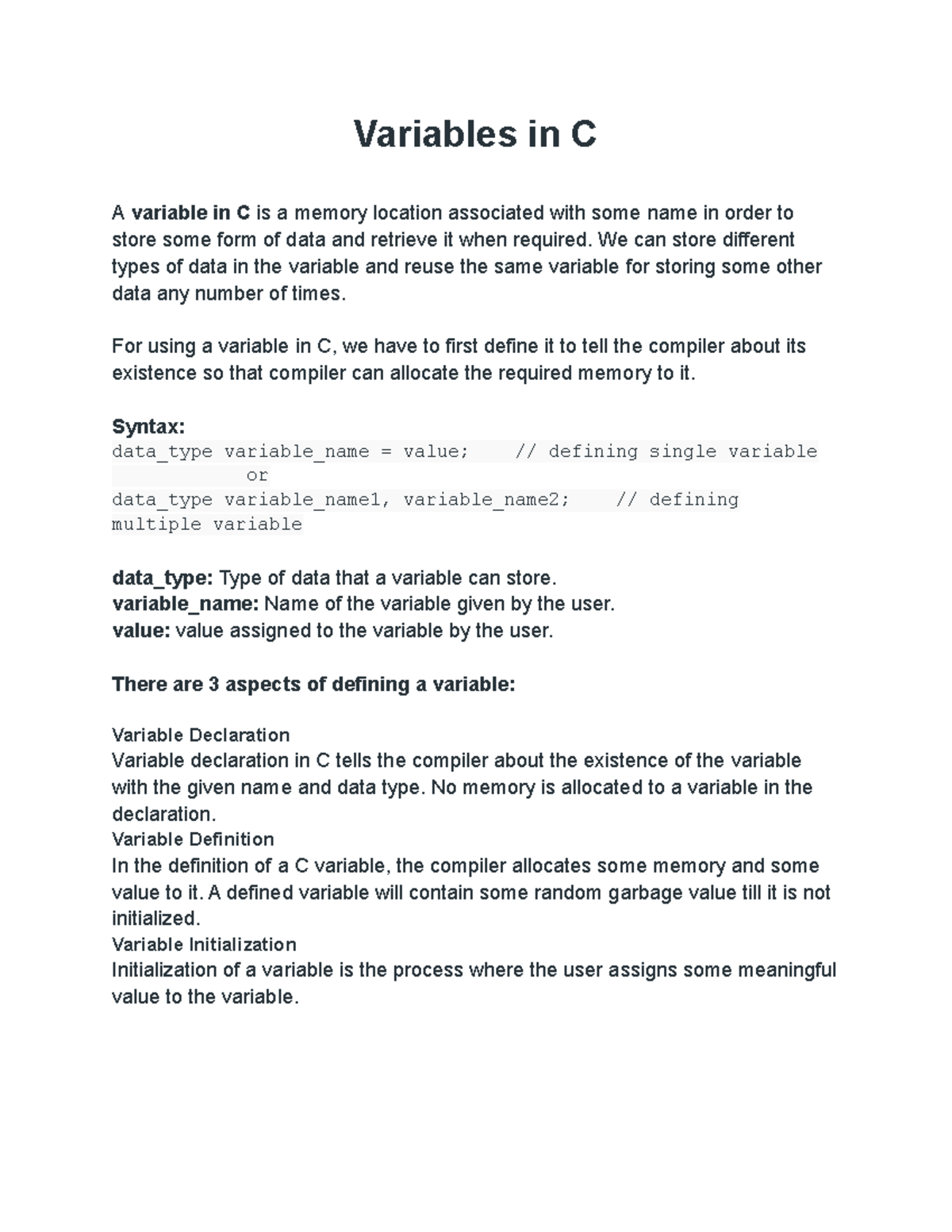 variables-in-c-we-can-store-different-types-of-data-in-the-variable