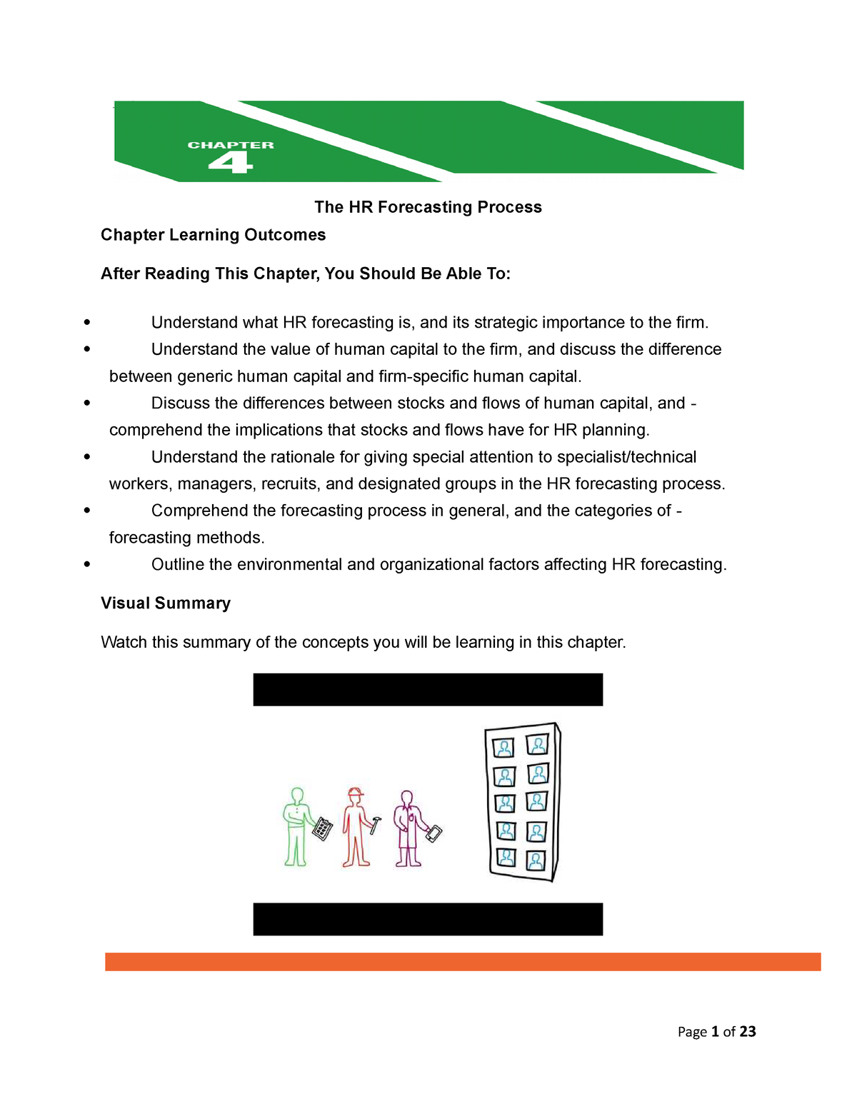 4-The HR Forecasting Process - The HR Forecasting Process Chapter ...