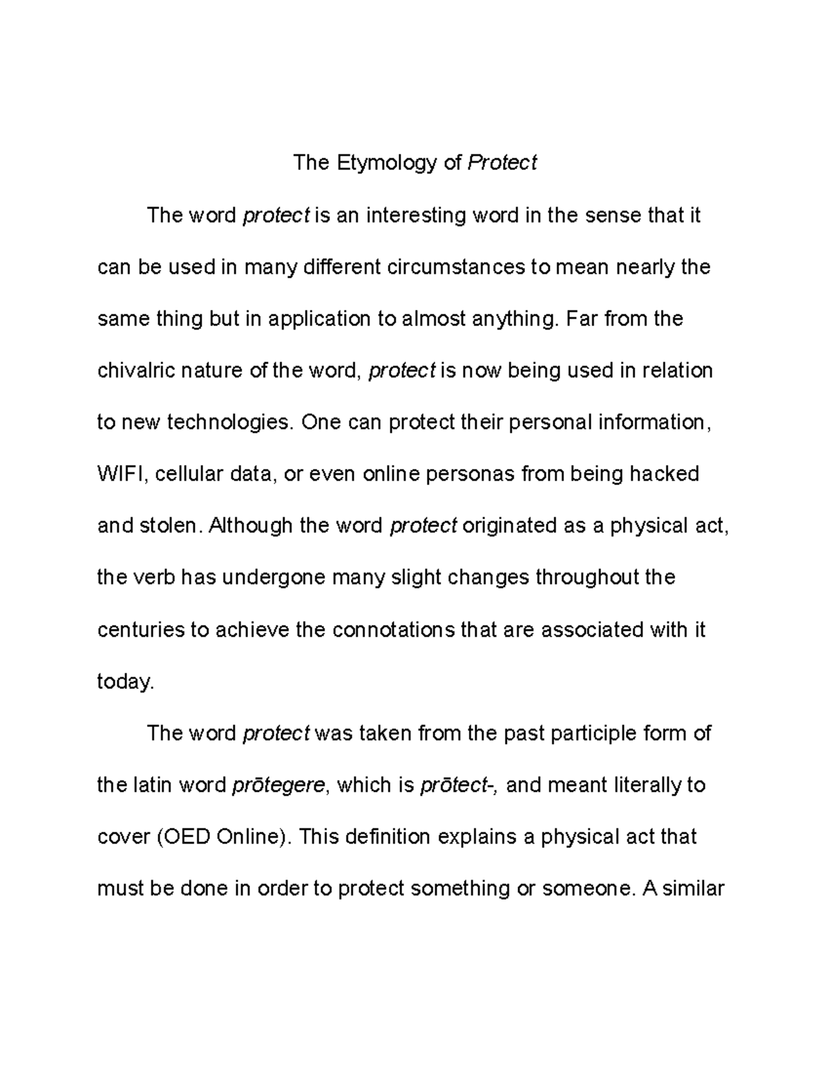 etymology-paper-grade-b-the-etymology-of-protect-the-word-protect