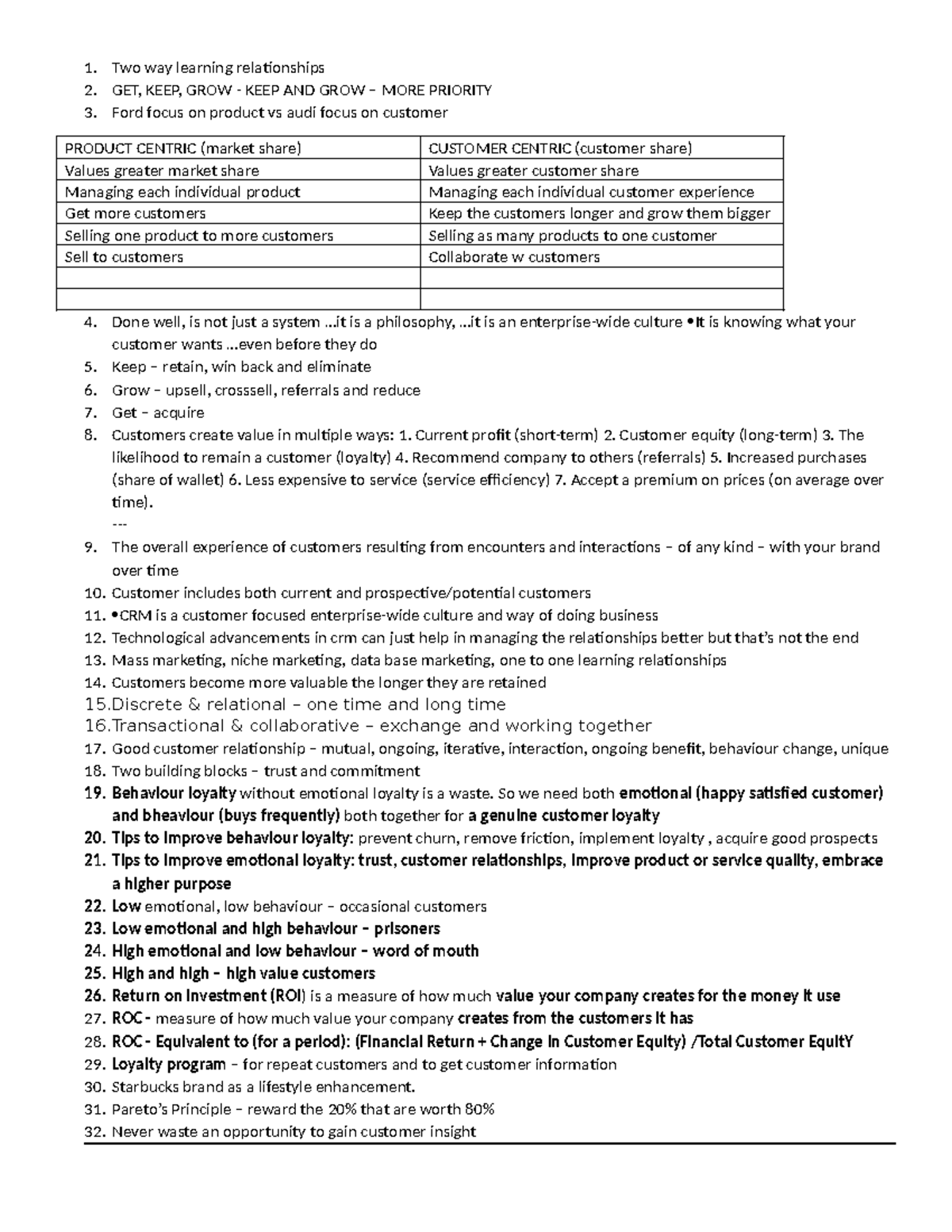 Two way learning relationships - . is a philosophy, .. is an enterprise ...