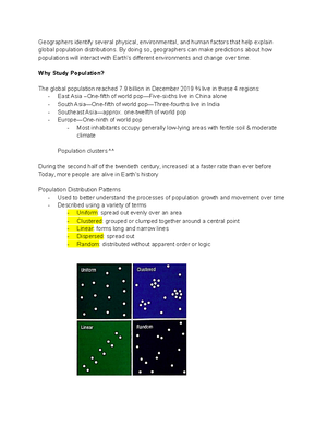 APHG Chapter 5 Notes - When People Migrate They Take Their Culture With ...