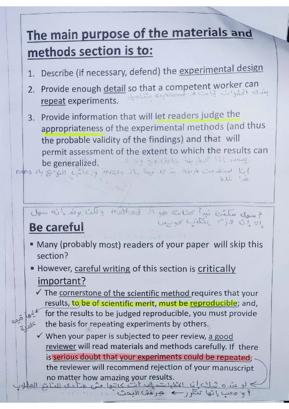Notes scientific lec 6 - Scientific Thinking - Studocu