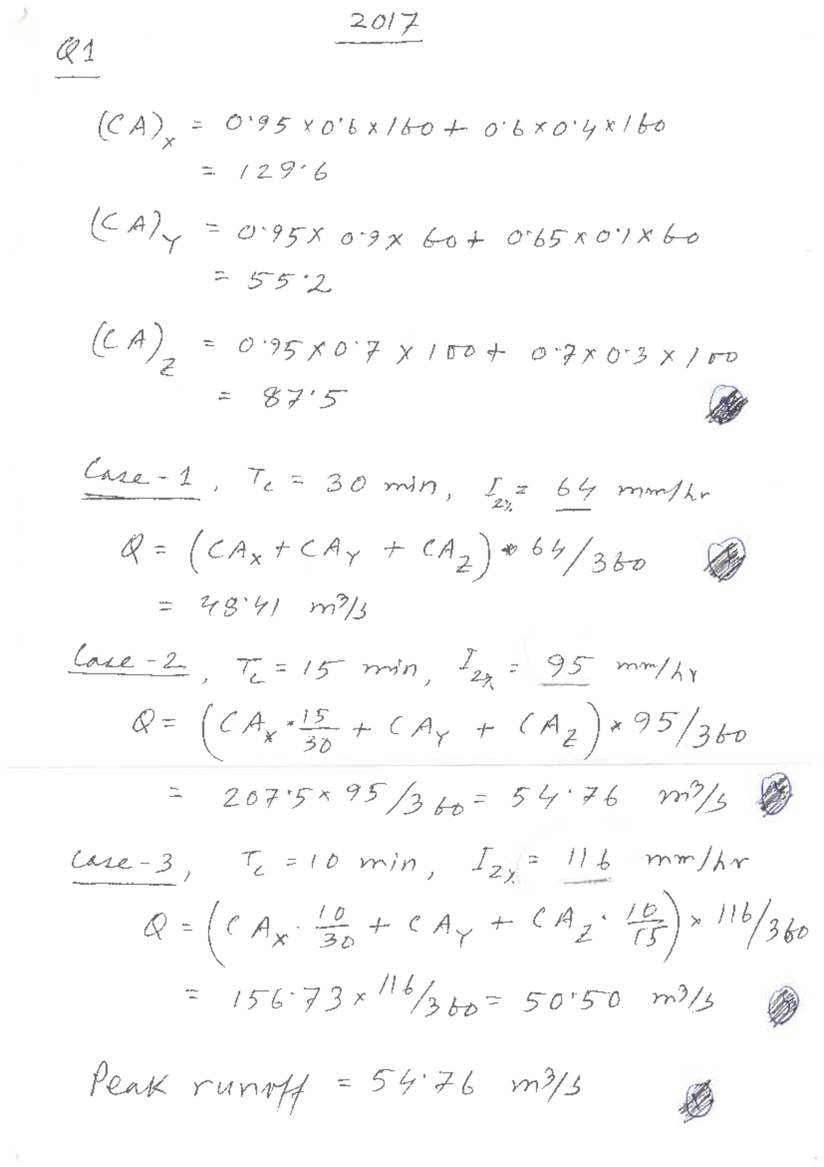 Exam 2017 Solutions - Exam - Cve30001 - Studocu