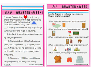 Grade 1-quarter 4 - Comprehensive Questionnaire - Accountancy - Studocu