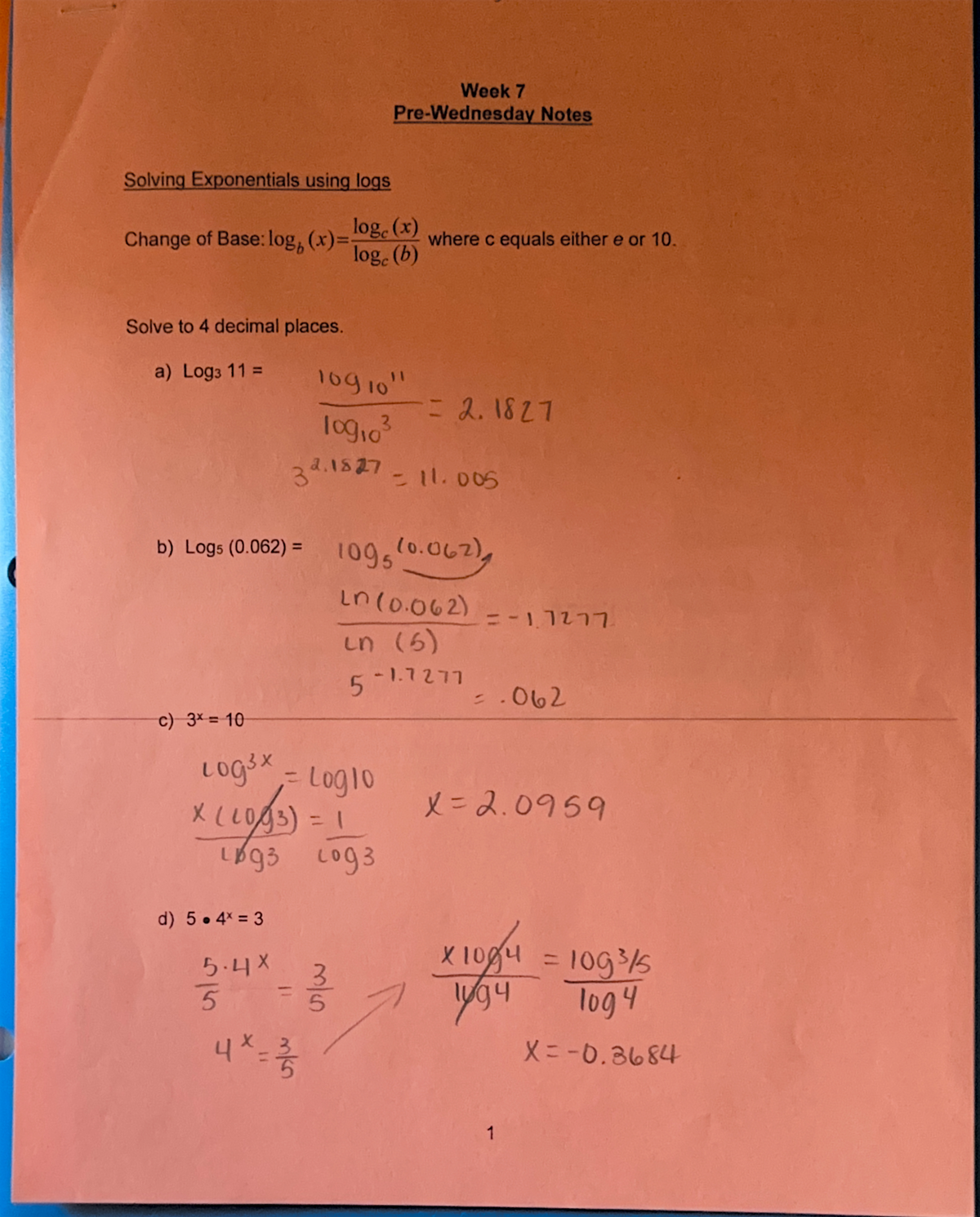 Week 7 Pre-Wednesday Notes - MTH 110 - Studocu