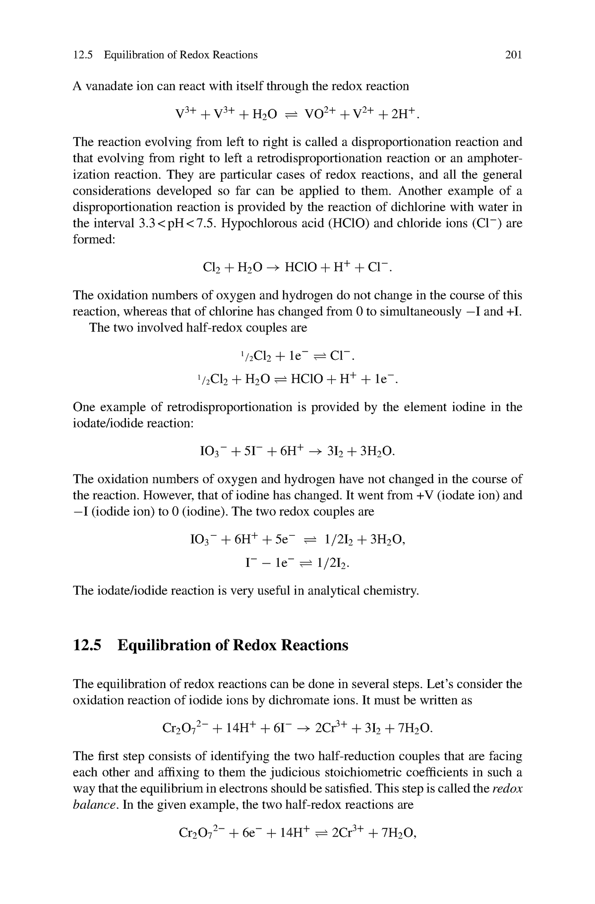 Ionic-equilibria-in-analytical-chemistry-73 - 12 Equilibration Of Redox 