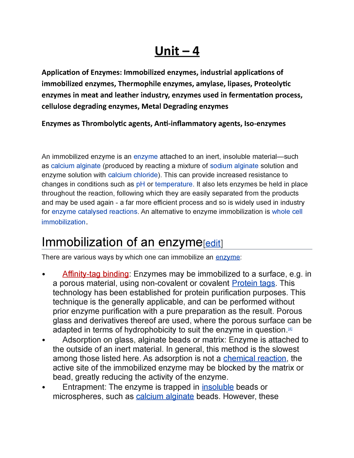 enzymo-4th-unit-4-application-of-enzymes-immobilized-enzymes