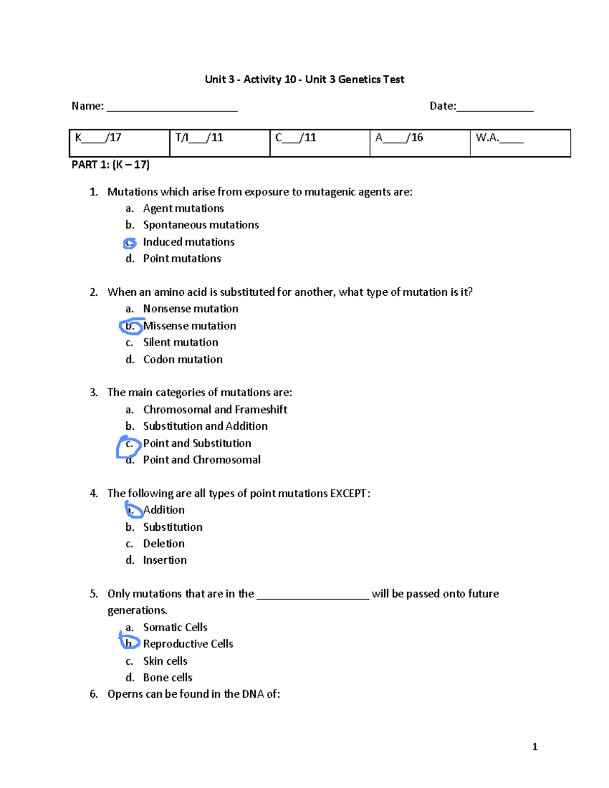 Unit 3 Activity 10 Unit 3 Test Unit 3 Activity 10 Unit 3