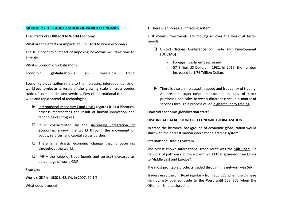 6 04 quiz homework economics of globalization