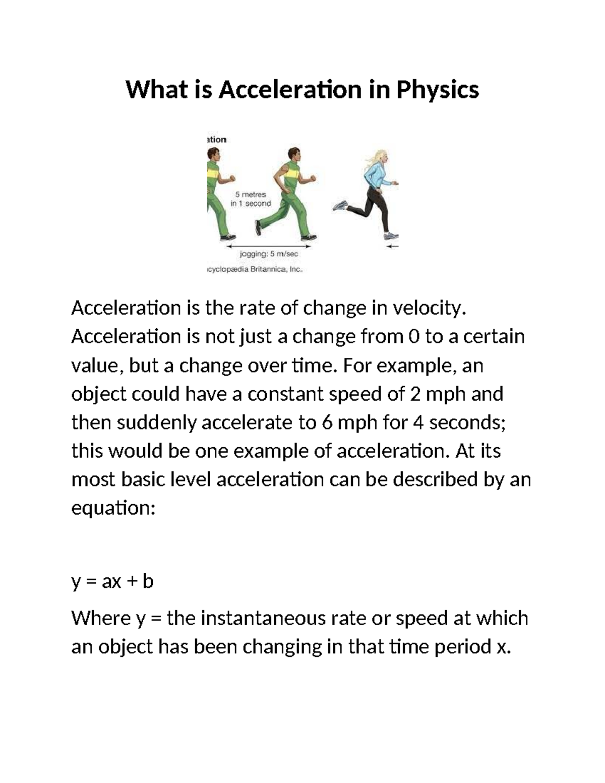 What is Acceleration in Physics - What is Acceleration in Physics ...