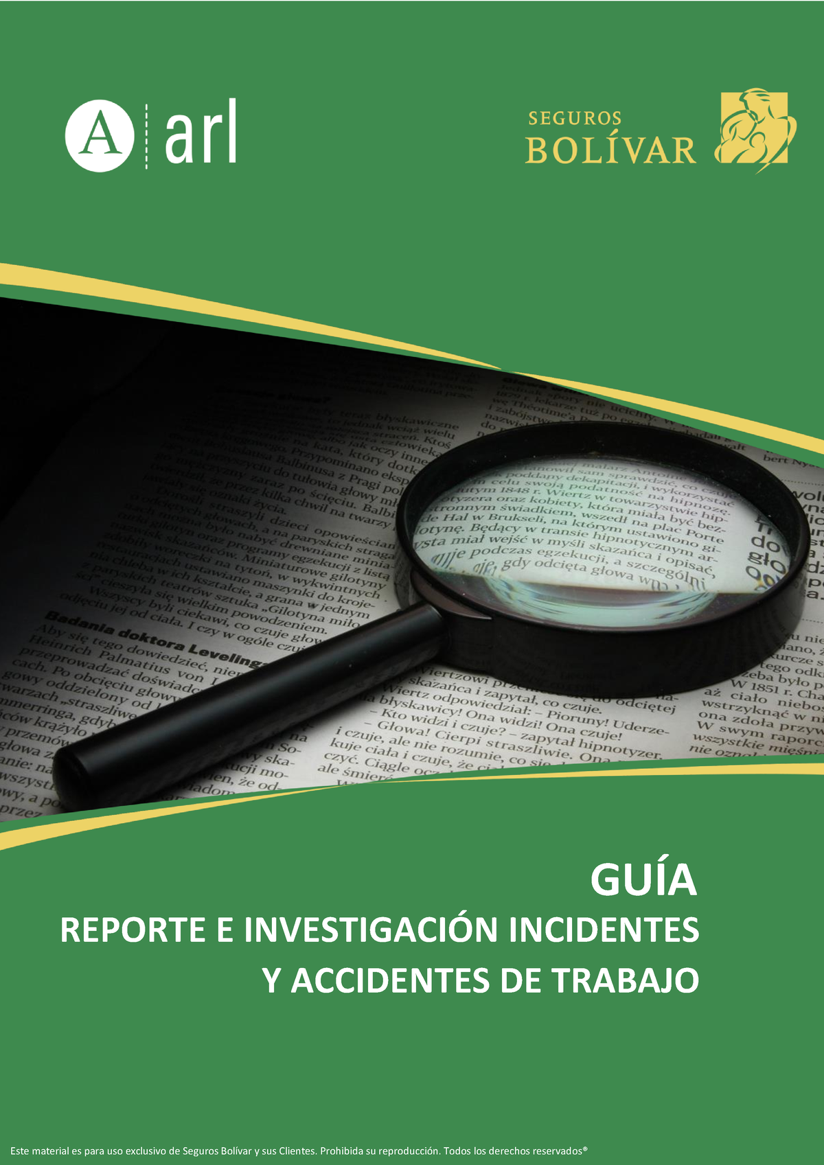 Guía Investigación Incidentes Y Accidentes - Este Material Es Para Uso ...