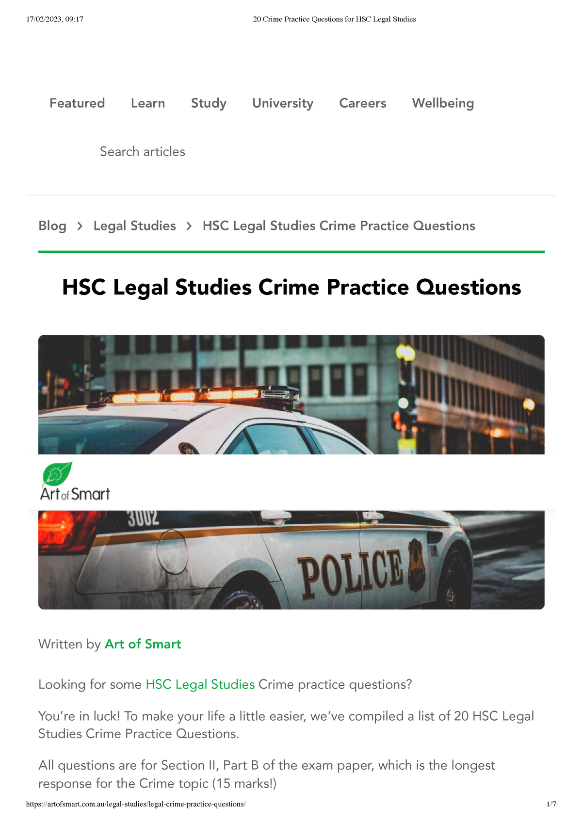 crime hsc essay questions