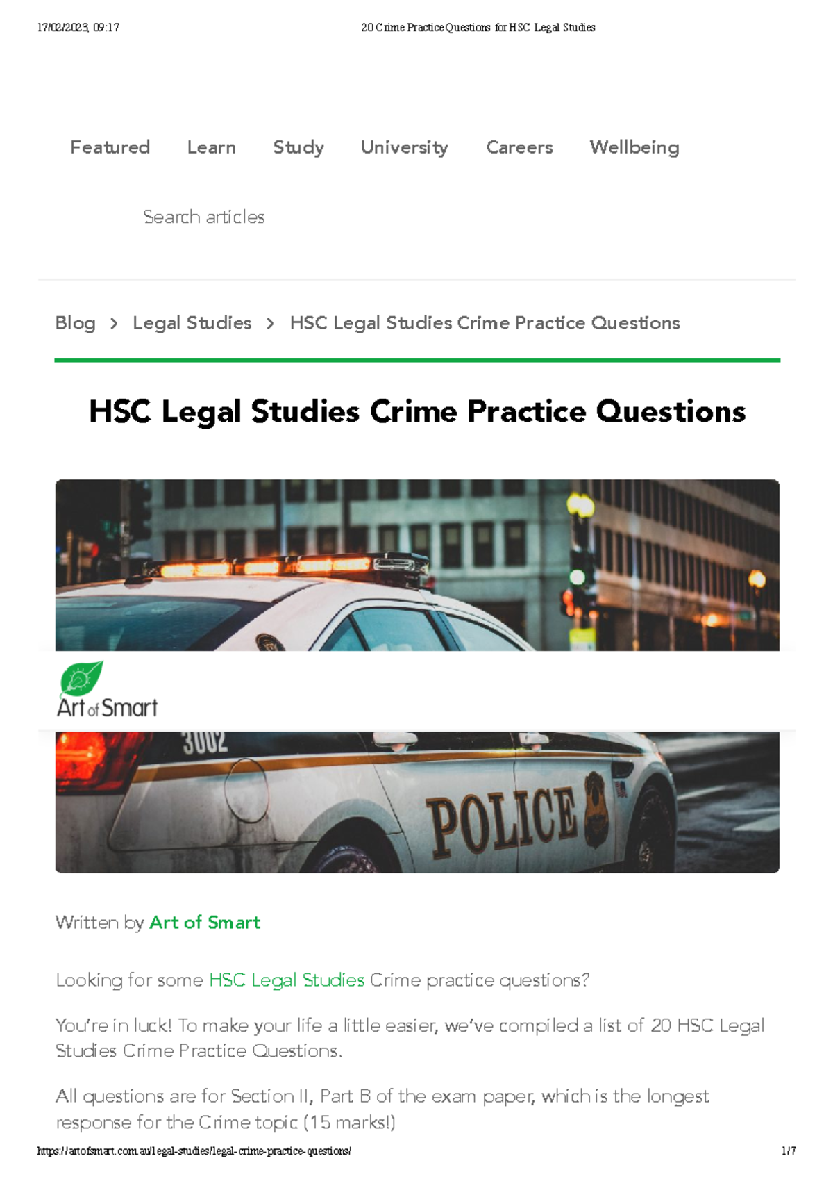 crime hsc essay questions