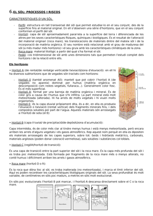 El Sol Processos I Riscos Studocu