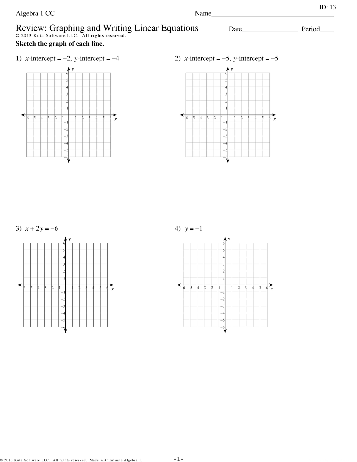 5 - Review and guide about linear functions. There are some examples ...