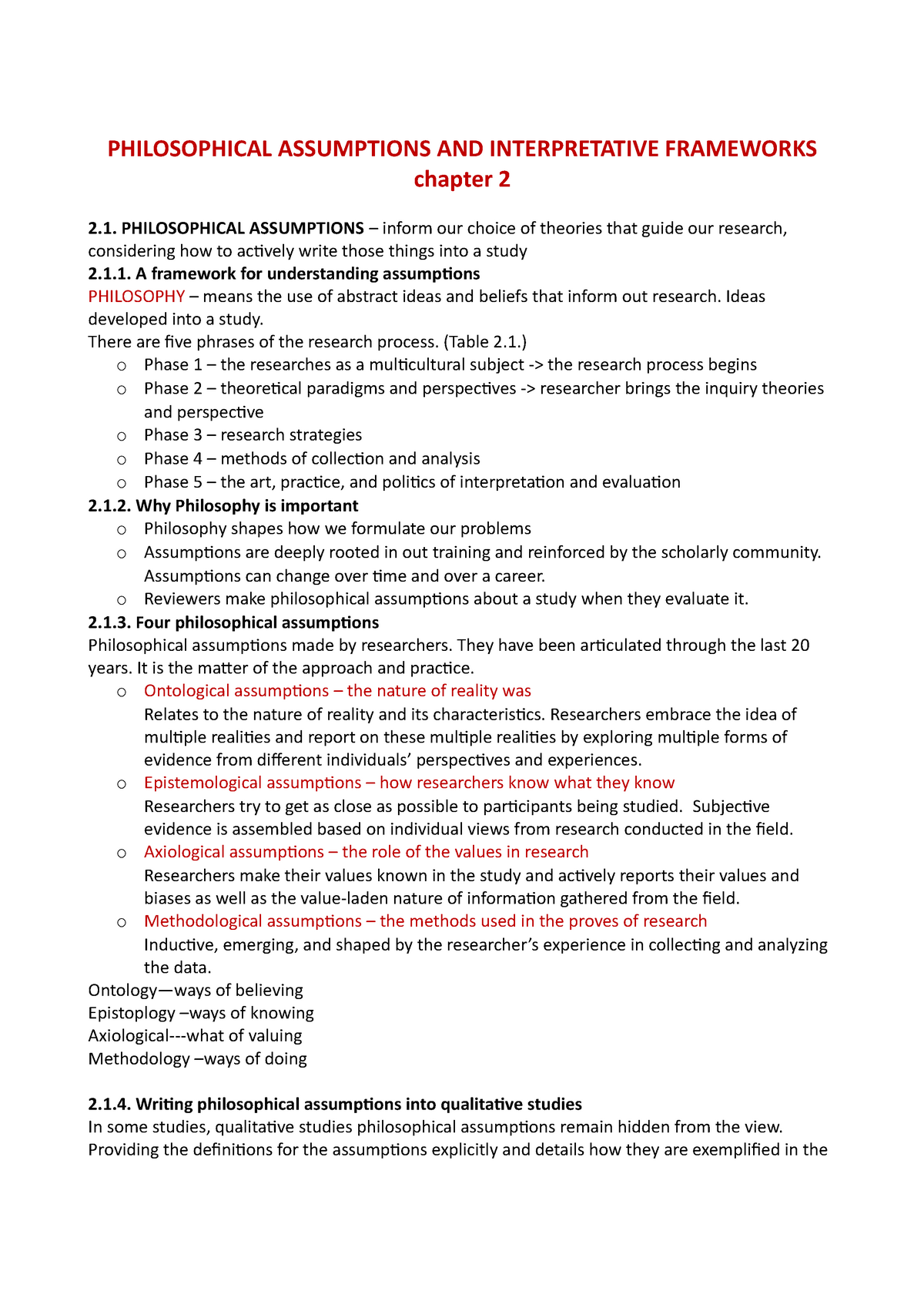 1-2-creswell-ch-2-research-2-philosophical-assumptions-and