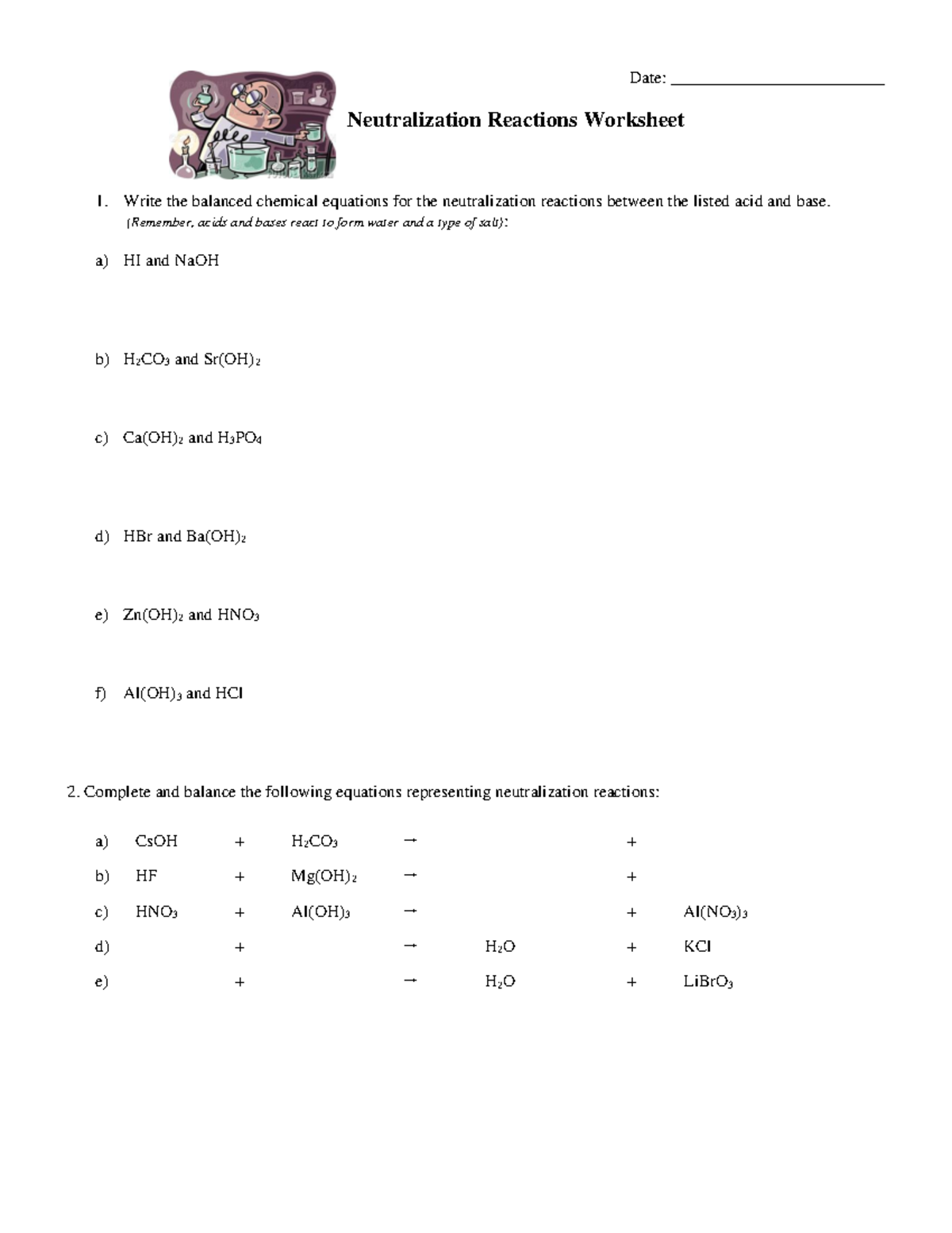 neutralization-reactions-worksheet-date