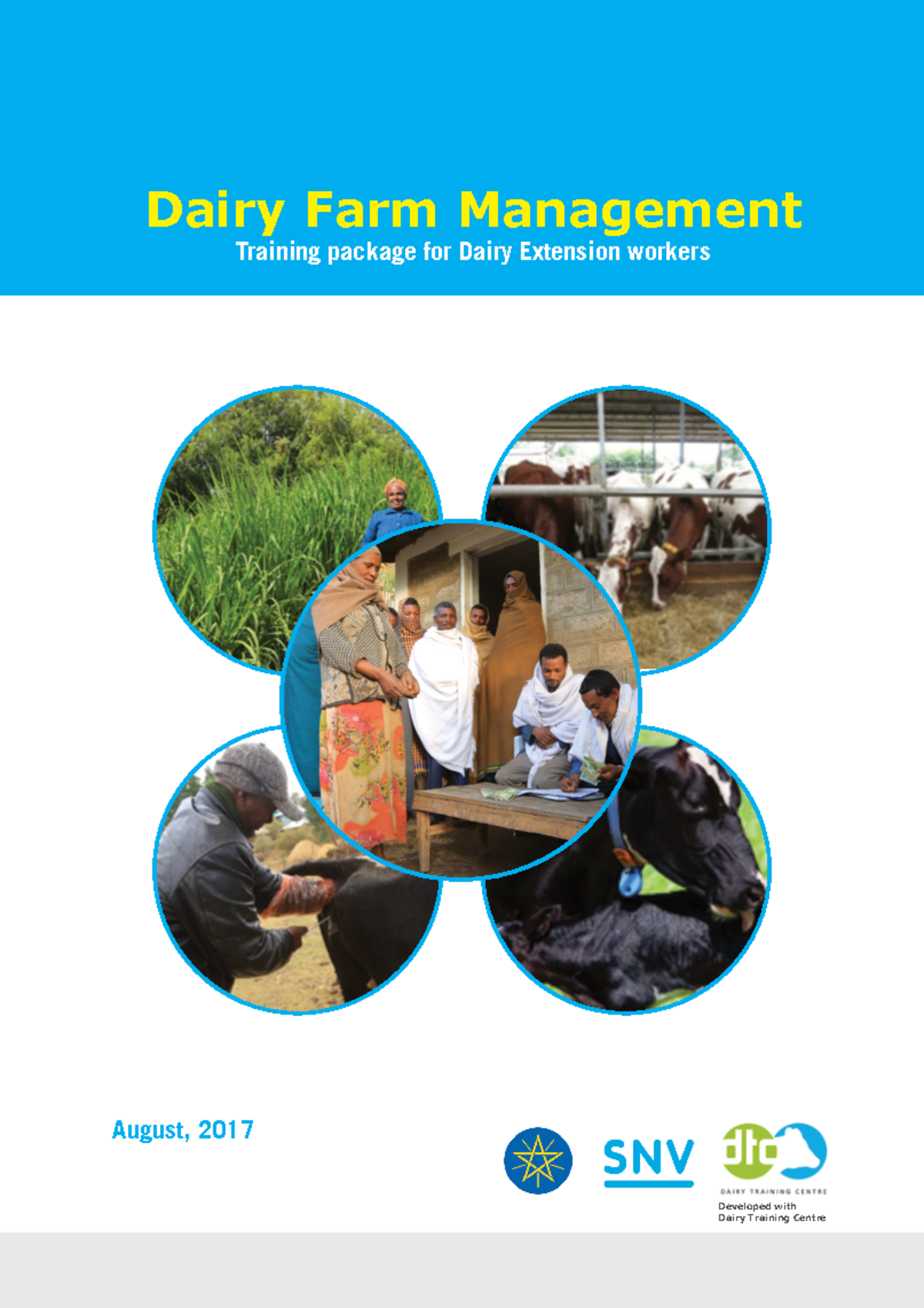 Dairy farm management training manual and guideline Developed with