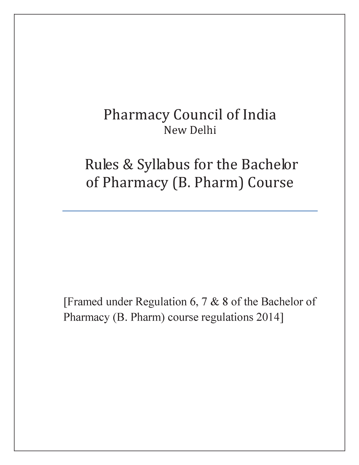 Syllabus B Pharm-08092017 - - Studocu