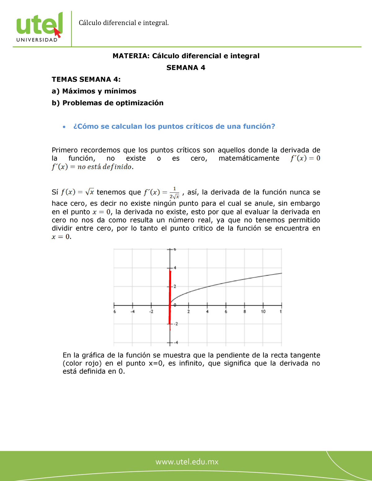 Calculo Diferencial E Integral Semana 4 PF - C·lculo Diferencial E ...