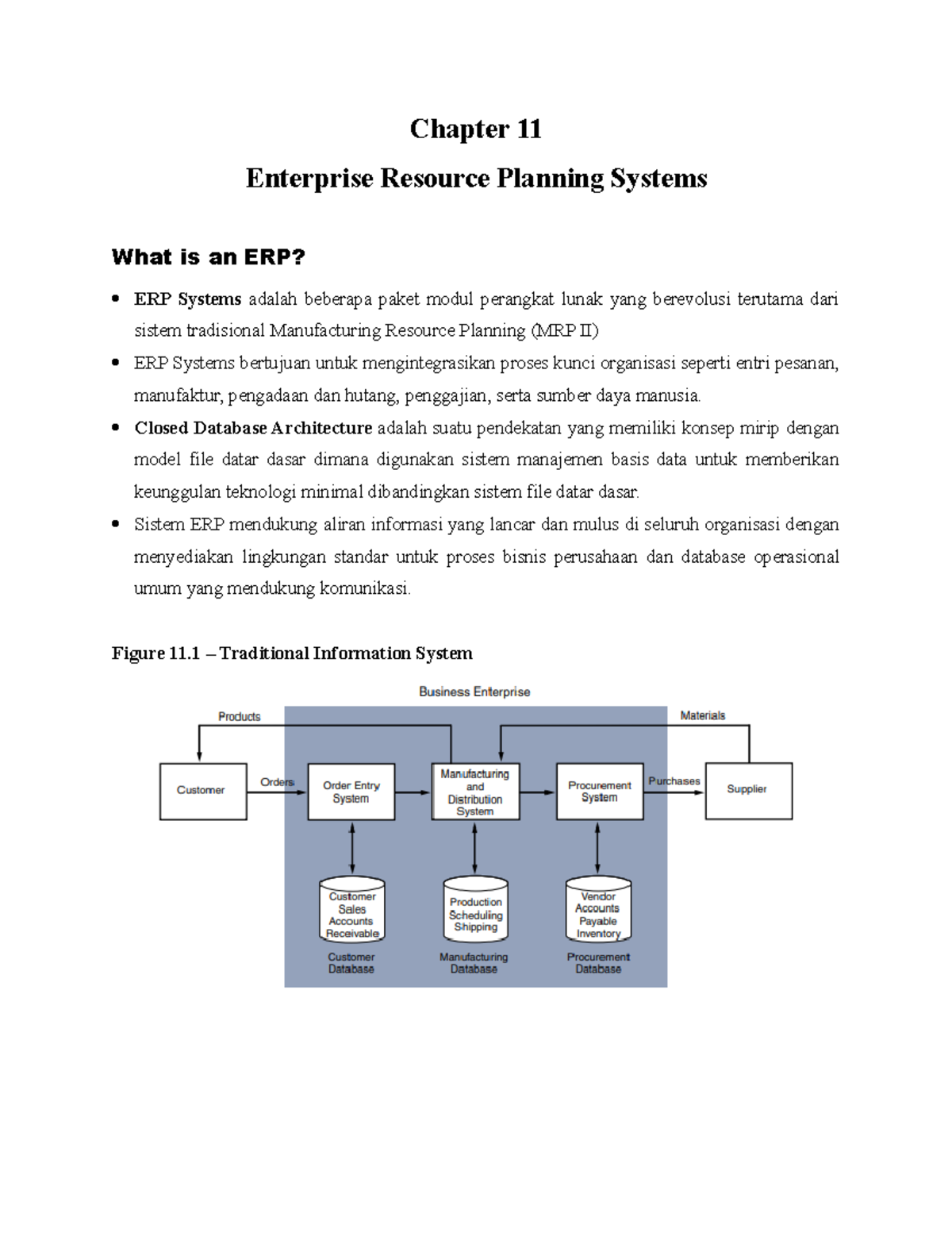 Chapter 11 - Enterprise Resource Planning Systems - Teknologi Dan ...