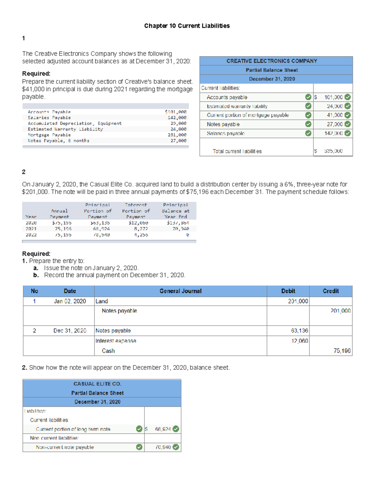 Accounting Chapter 10 13 Chapter 10 Current Liabilities 1 The